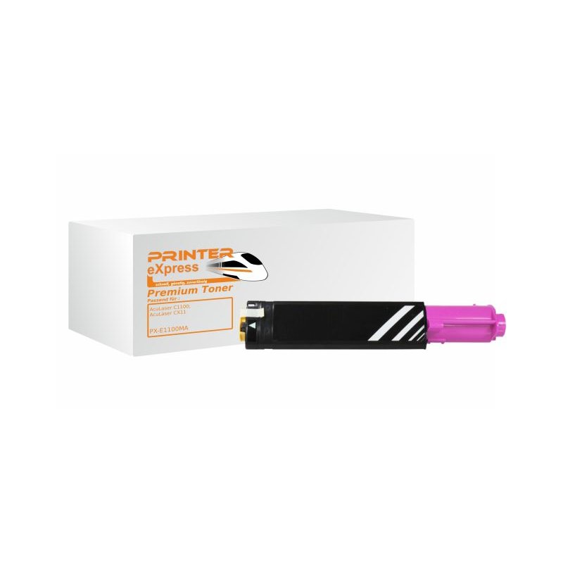 Printer-Express Toner alternativ zu Epson C13S050188, S050188, C1100 f&uuml;r Epson Drucker Magenta