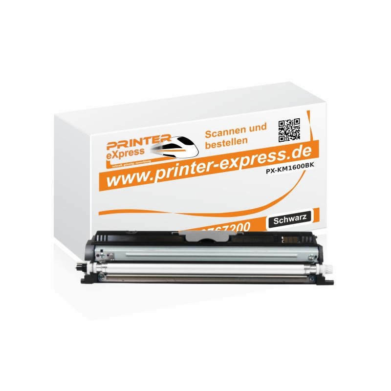 Printer-Express Toner alternativ zu Konica Minolta A0V301H, 1600W f&uuml;r Minolta Drucker Schwarz