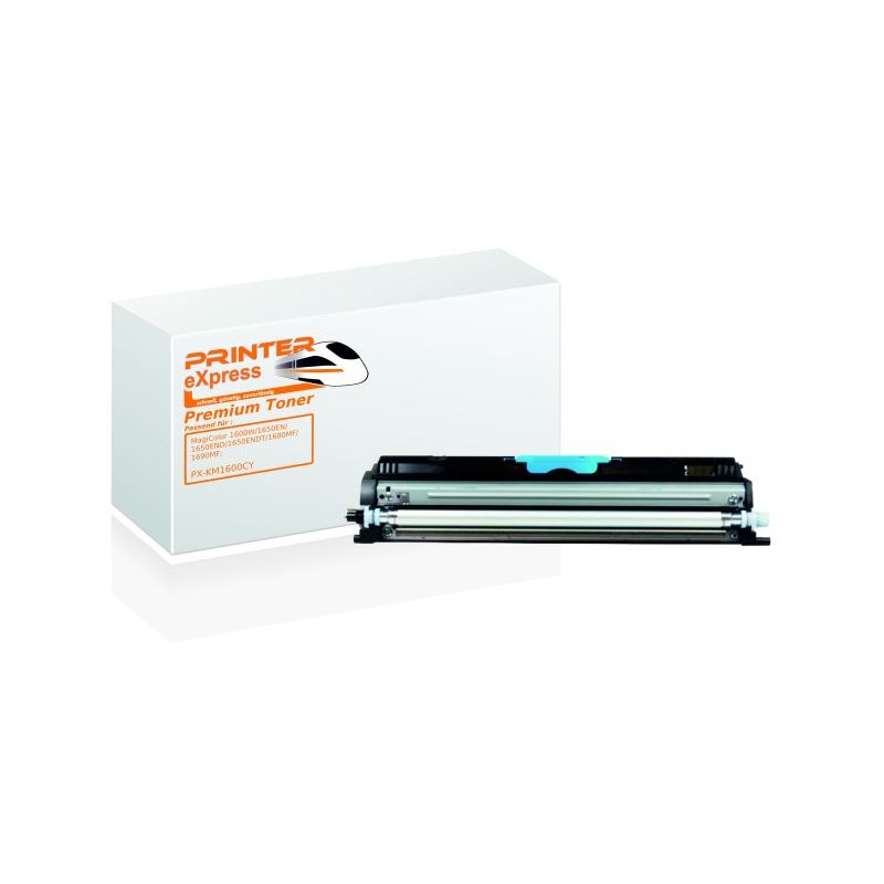 Printer-Express Toner alternativ zu Konica Minolta A0V30HH, A0V30GH, 1600W f&uuml;r Minolta Drucker Cyan