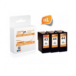 Lexmark 43 + 44 Multipack 2x Schwarz + 1x Color Lexmark...