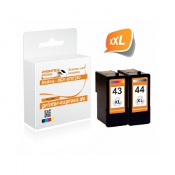 Lexmark 43 + 44 Multipack 1x Schwarz + 1x Color Lexmark...