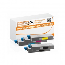 Toner 5er Set ersetzt Oki C710 XL f�r Oki Drucker