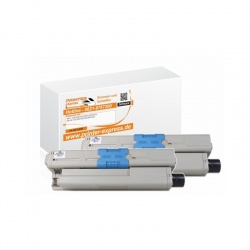 Toner 2er Set alternativ zu Oki 44469803 XL f�r Oki...