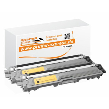 Toner 2er Set alternativ zu Brother TN-241BK, TN241BK,...