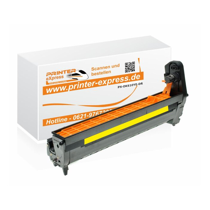 Trommel ersetzt Oki 44315105, C610 XL für Oki Drucker gelb
