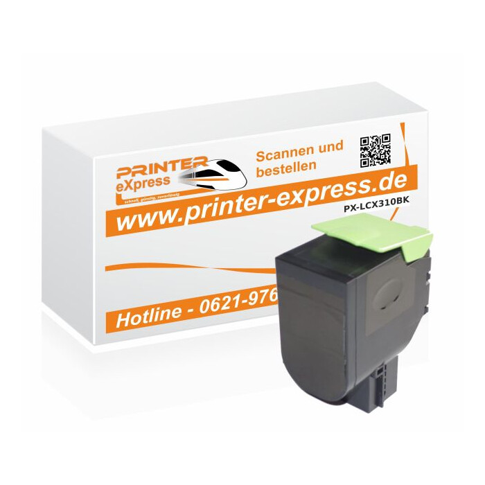 Toner alternativ zu Lexmark 800S1, 802SK, 80C0S10 für Lexmark Drucker schwarz 2.500 Seiten