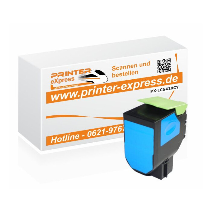 Toner ersezt Lexmark 702HC, 700H2, 70C0H20 3.000 Seiten für Lexmark Drucker cyan
