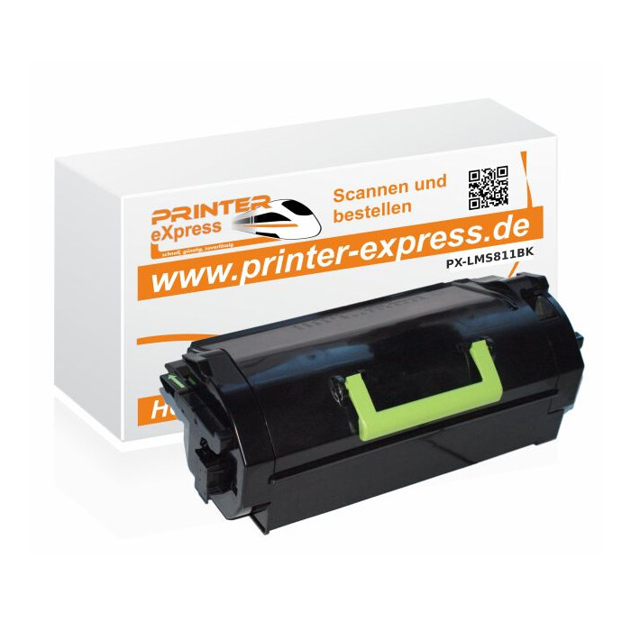 Toner ersezt Lexmark 522X, 520XA, 52D2X00 45.000 Seiten für Lexmark Drucker schwarz