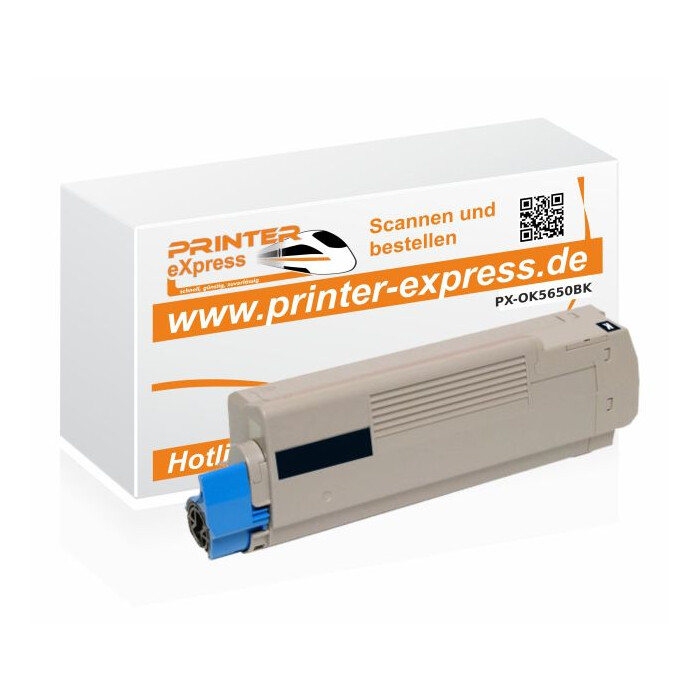 Toner ersetzt Oki 43865708 XL für Oki C5650, C5750 Drucker schwarz