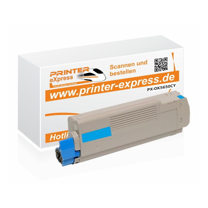 Toner ersetzt Oki 43872307 XL für Oki C5650, C5750 Drucker cyan