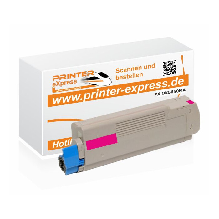 Toner ersetzt Oki 43872306 XL für Oki C5650, C5750 Drucker magenta