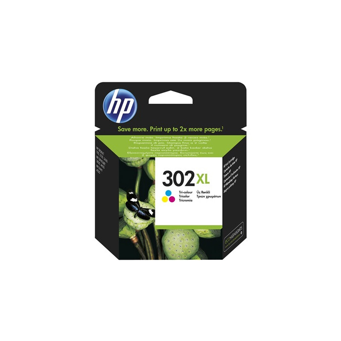 HP 302 XL Druckerpatrone color F6U67AE