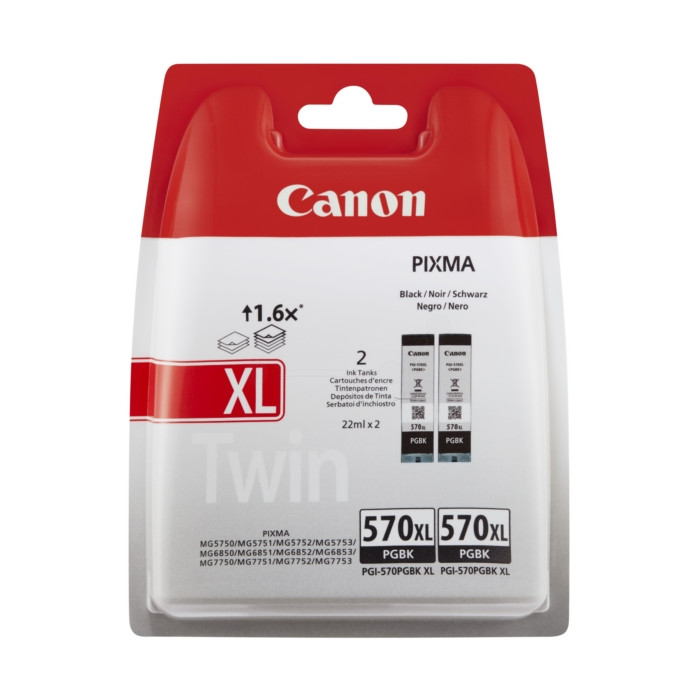 Canon Twin Pack 2er Set PGI-570XLPGBK schwarz