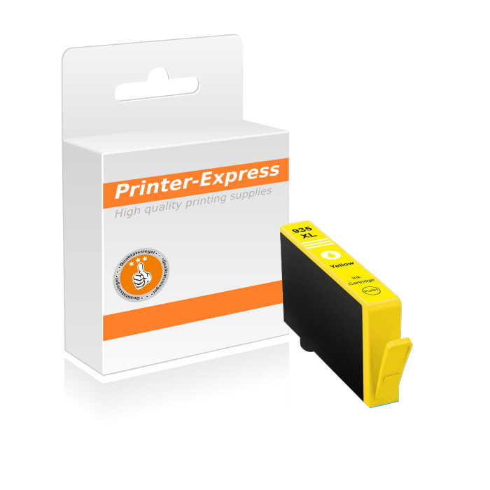 Printer-Express Druckerpatrone ersetzt HP 935, HP935XL gelb mit Chip