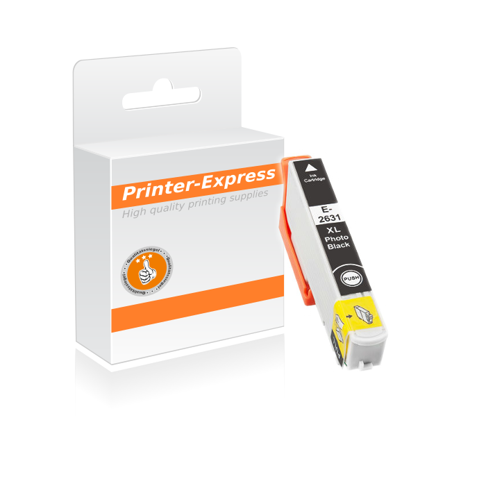 Druckerpatrone ersetzt Epson T2631, 26XL fotoschwarz
