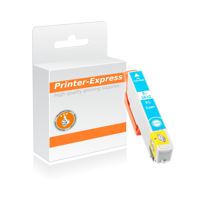 Druckerpatrone ersetzt Epson T2632, 26XL cyan