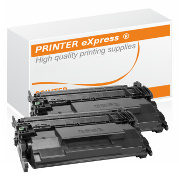 Toner 2er Set alternativ zu HP CF226X, CF226A, 26X für HP Drucker Schwarz