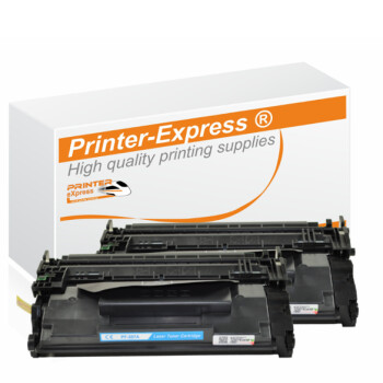 Toner 2er Set alternativ zu HP CF287A, CF287 A, 87A...