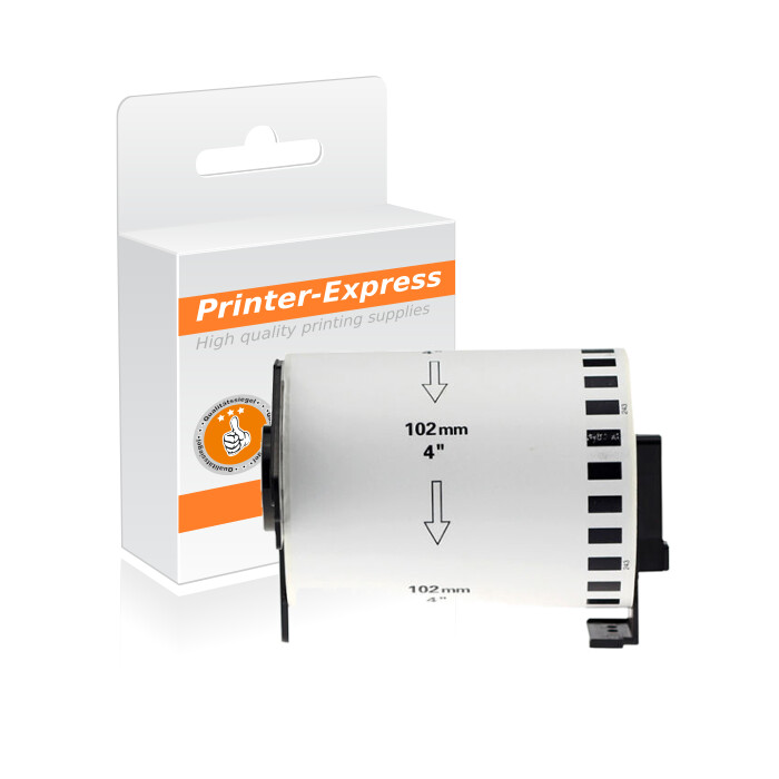 Logic-Seek 3x Endlos-Etikett Kompatibel Für Brother DK22225 38mm X 30,48m P-Touch QL-1050 1060N