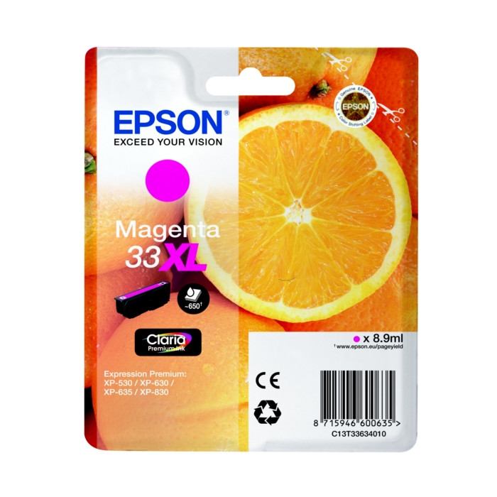 Epson T3363, 33XL Druckerpatrone magenta