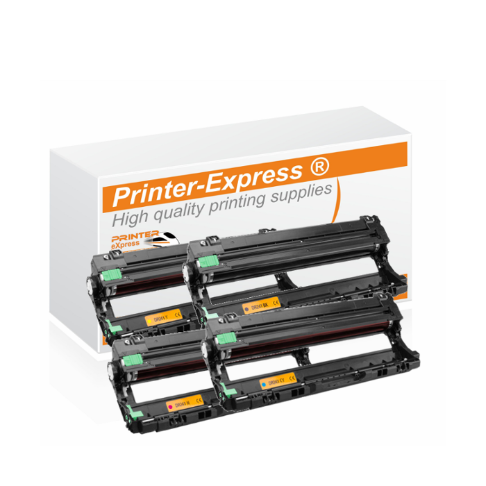 Trommel 4er Set alternativ zu Brother DR-241CL für Brother Drucker