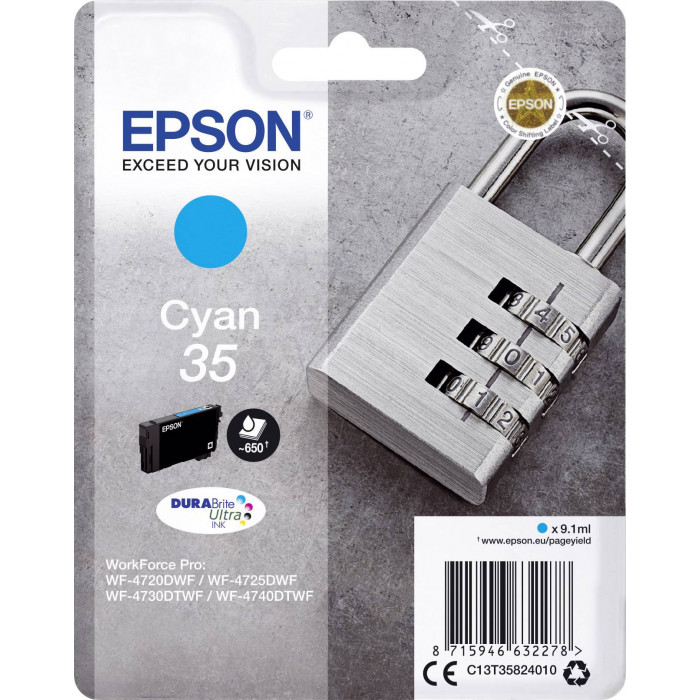 Epson T3582, 35 Druckerpatrone cyan