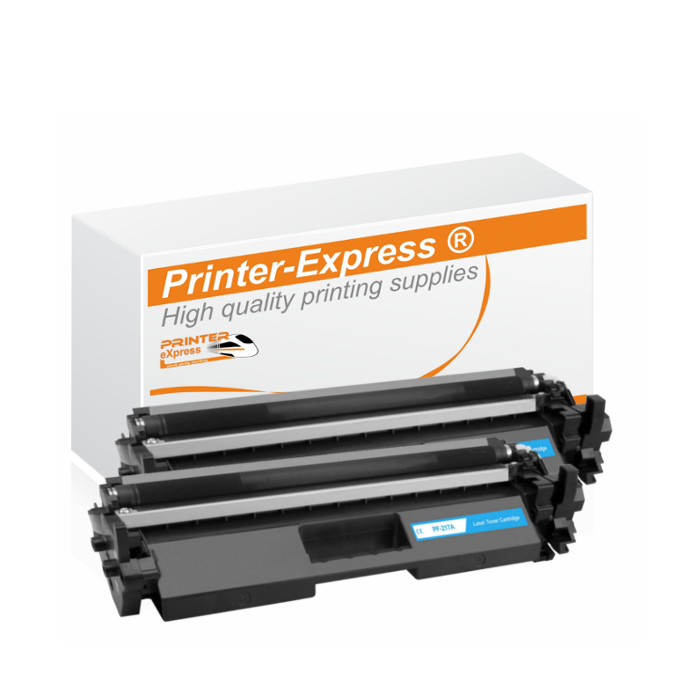 Toner 2er Set alternativ zu HP CF217A, 17A für HP Drucker Schwarz