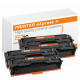 Toner 4er Set alternativ zu HP CF540A, CF541A, CF542A, CF543A, 203A für HP Drucker