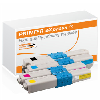 Toner 4er Set alternativ f&uuml;r OKI C332, MC363 Drucker