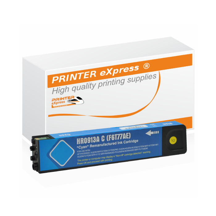 Druckerpatrone ersetzt HP F6T77AE, 913A cyan