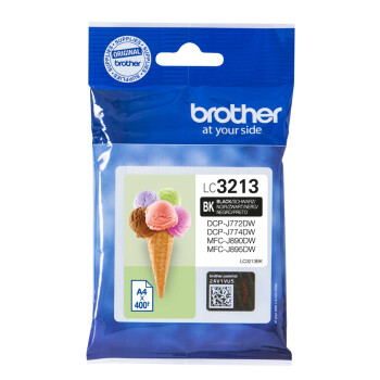 Brother LC-3213BK, LC3213 Tintenpatrone schwarz