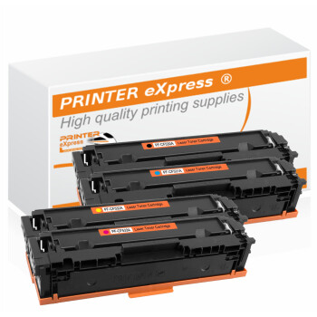 Toner 4er Set alternativ zu HP CF530A, CF531A, CF532A,...