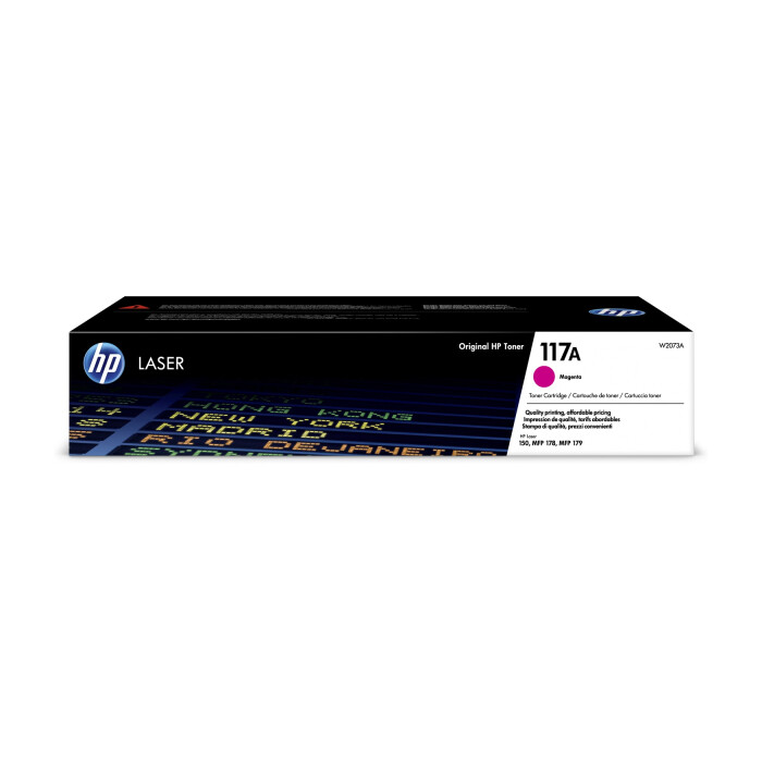 HP Toner W2073A, 117A magenta
