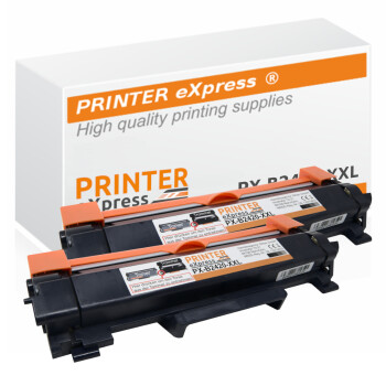 2er Set alternativ Brother Toner TN-2420 XXL Schwarz mit...