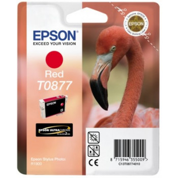 Epson T0877 Druckerpatrone rot Ultra Gloss High-Gloss 2