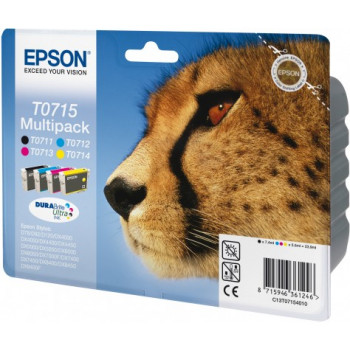Epson T0715 Multipack BK/C/M/Y  Tinte