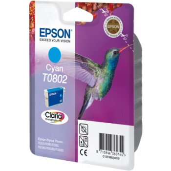 Epson T0802 Druckerpatrone cyan