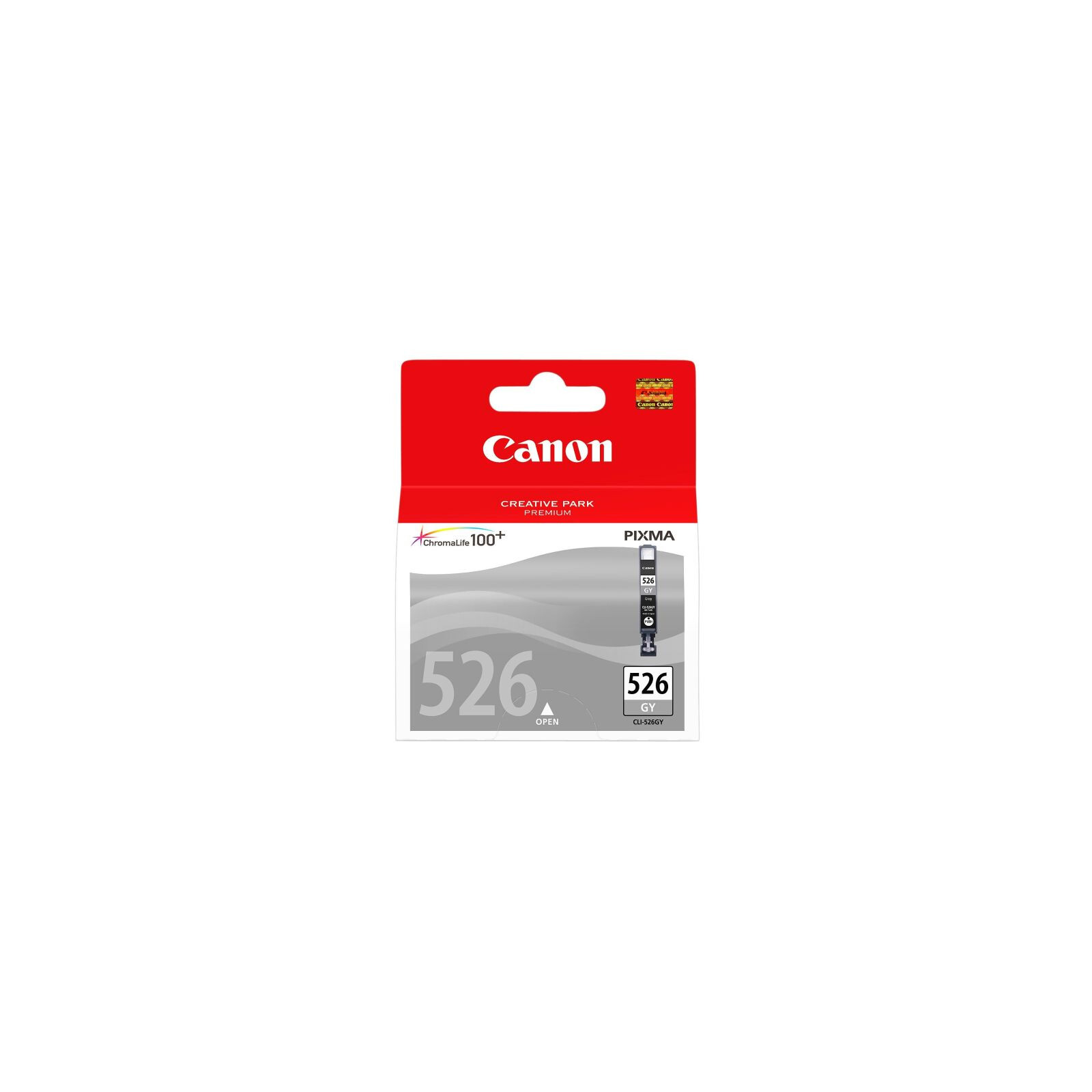 Canon CLI-526GY Tintenpatrone – Grau, Passend Für Pixma MG Serie (MG6120, MG6150, MG6200, MG6250 Usw.)
