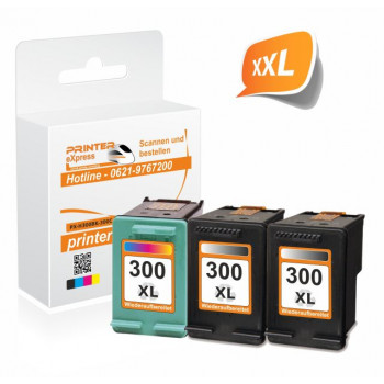 HP 300 Multipack 2x Schwarz + 1x Color (HP CC641 EE,...