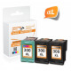 HP 300 Multipack 2x Schwarz + 1x Color (HP CC641 EE, CC644 EE) alternativ Druckerpatronen