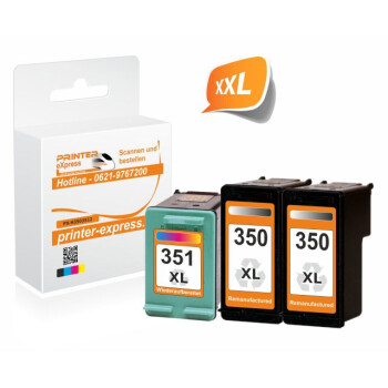 HP 350 + 351 Multipack 2x Schwarz + 1x Color (HP 350 XL,...