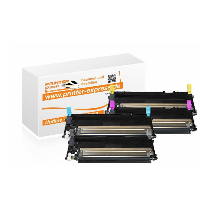 Toner Multipack alternativ zu Samsung CLP-320 4 Tonerkartuschen für Samsung Drucker