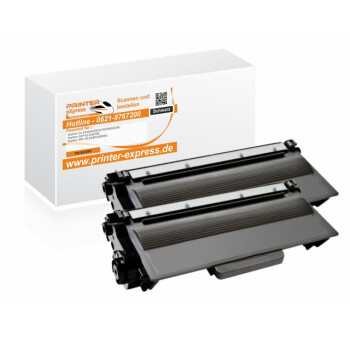 Toner 2er Set alternativ zu Brother TN-3380, TN3380...