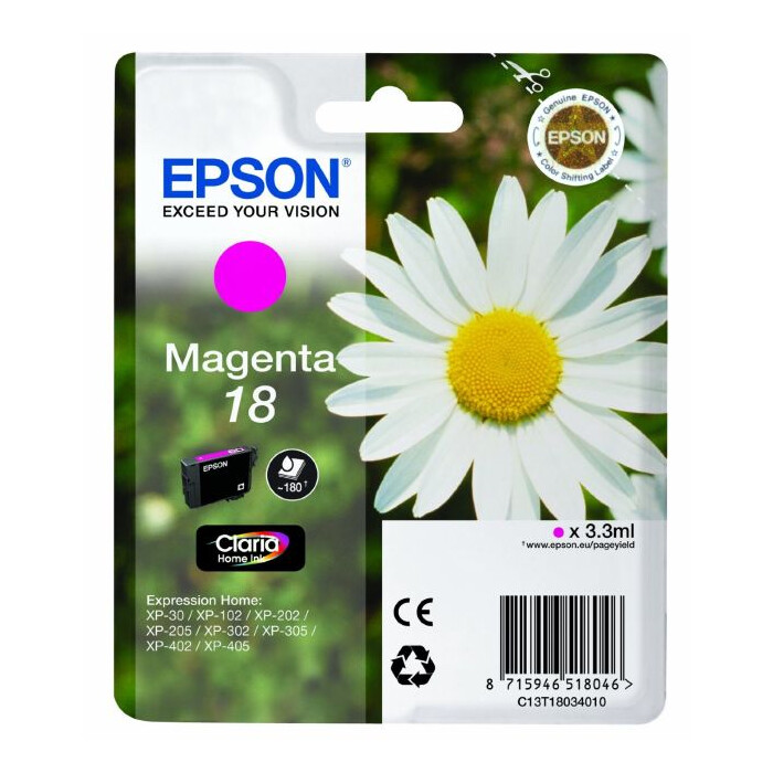 Epson Druckerpatrone T1803 Magenta