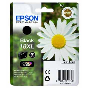 Epson Druckerpatrone T1811 XL Schwarz