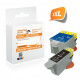 Printer-Express XL-SET 2 Druckerpatronen ersetzt Samsung INK-M210, INK-C210