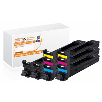 Toner 8er Set alternativ zu Konica Minolta 4650 f&uuml;r...