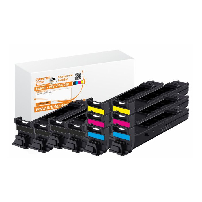 Toner 10er Set alternativ zu Konica Minolta 4650 für Minolta Drucker