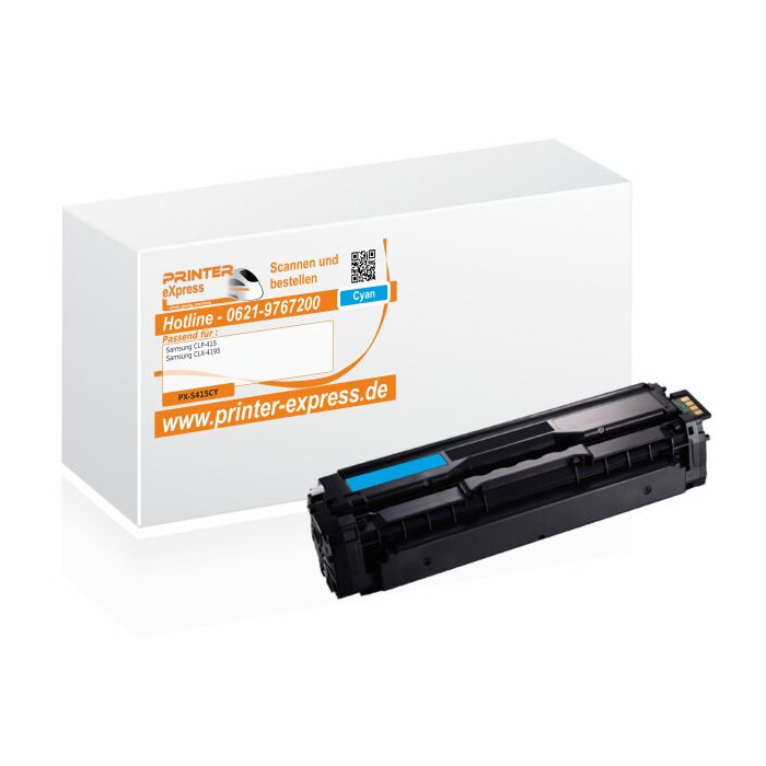 Toner ersetzt Samsung CLP-415, CLT-C504S/ELS, C504S für Samsung Drucker cyan