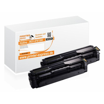 Toner 2er Set ersetzt Samsung CLP-415, CLT-K504S/ELS,...